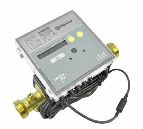 Лічильник тепла ультразвуковий муфтовий Ultraheat DN25, 6,0 м³/ч T550/UH50-B50Q (з компл. штуцерів)