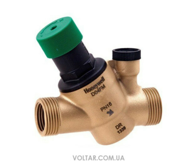 Регулятор тиску муфтовий  Ду15 (1.5-6бар) PN16 70°C D04FM-1/2A Honeywell